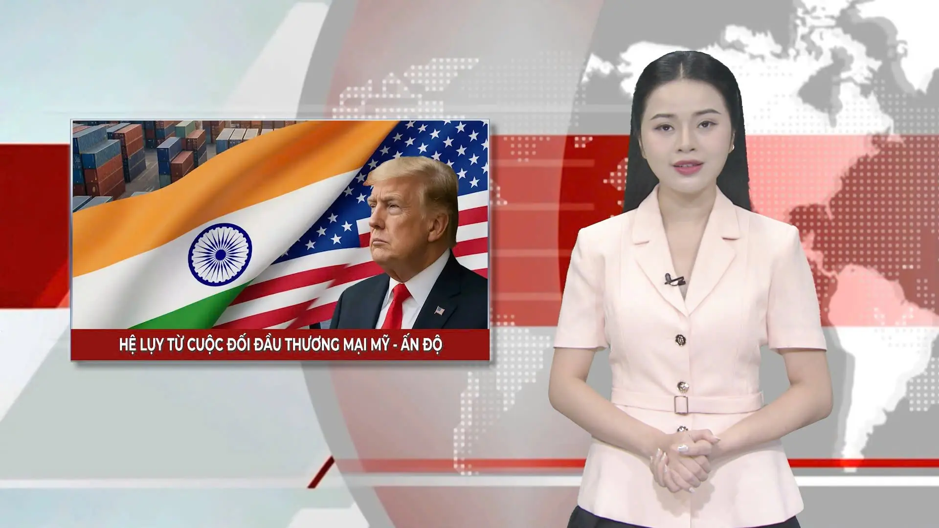 Hệ luỵ từ cuộc đối đầu thương mại Mỹ - Ấn Độ  | Nhìn ra thế giới | 30/08/2025